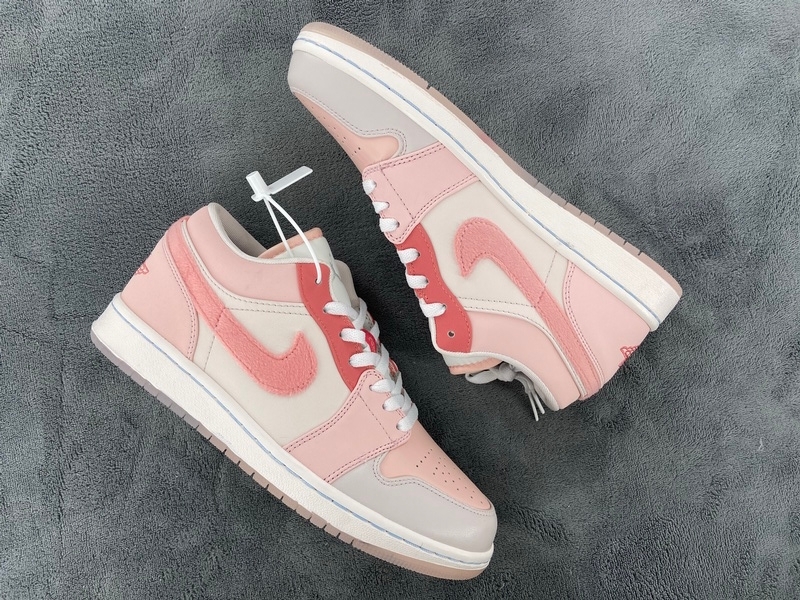 Air Jordan 1 Low SE Mighty Swooshers Pink DM5443-666