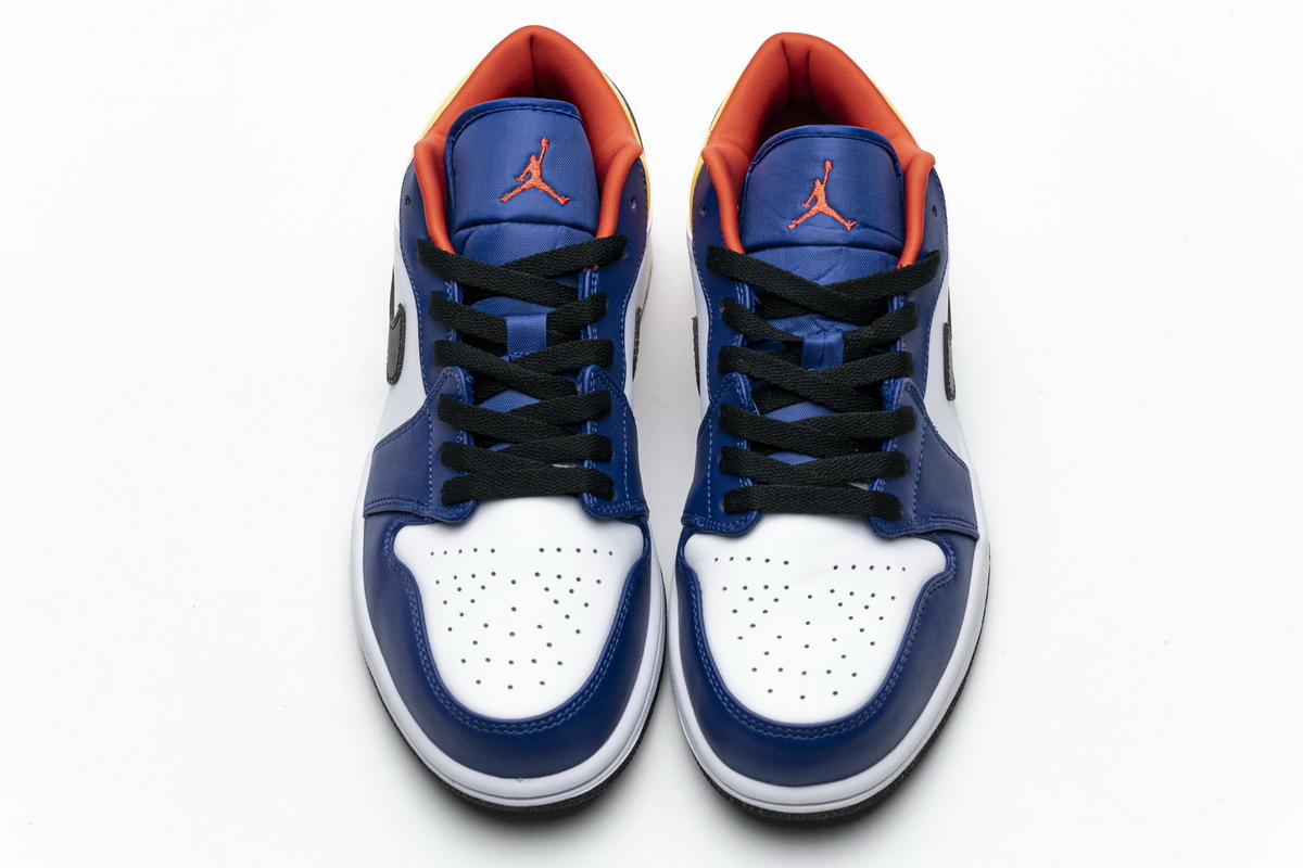 Air Jordan 1 Low Blue Yellow Orange 553558-123
