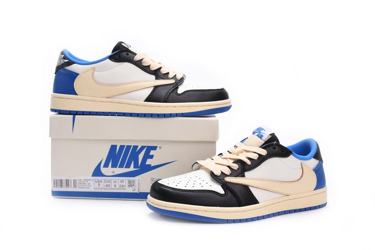 Travis Scott x Fragment Design x Air Jordan 1 Low DM7866-140