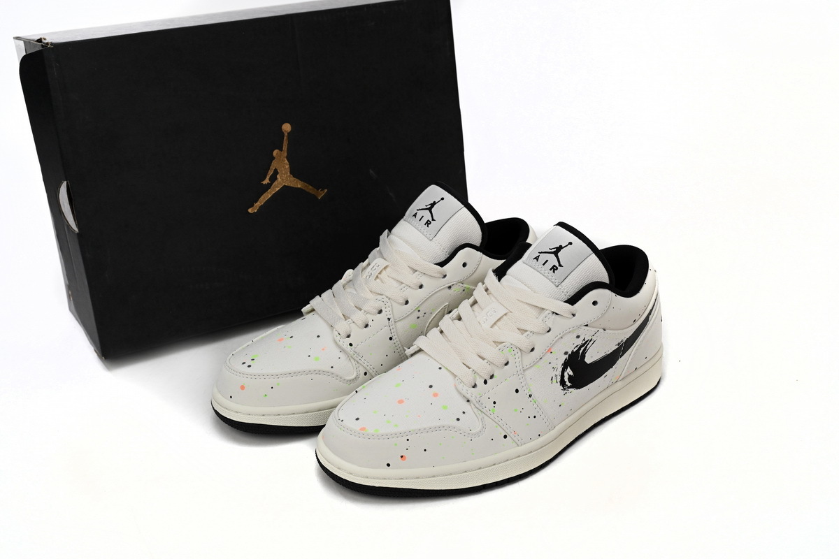 Jordan 1 Low SE Paint Splatter DH3295-100