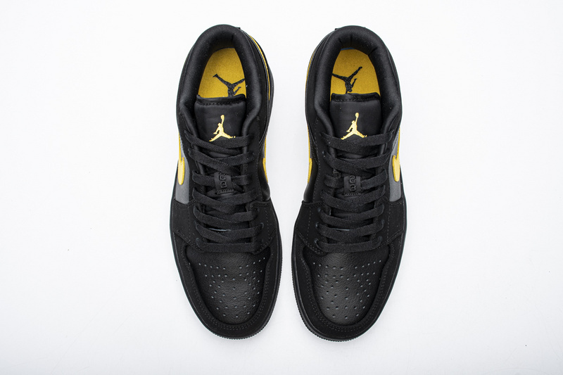 Air Jordan 1 Low Black Gold 553558-071
