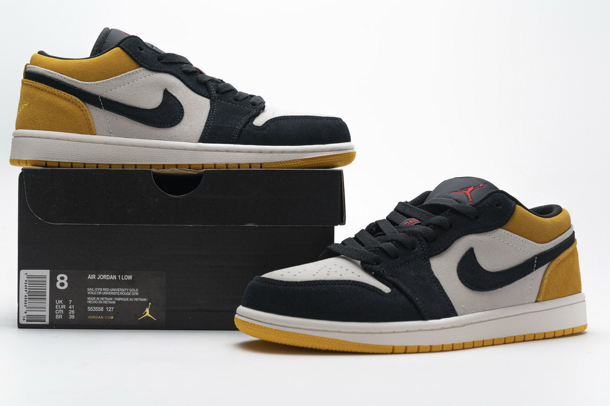 Air Jordan 1 Low University Gold 553558-127
