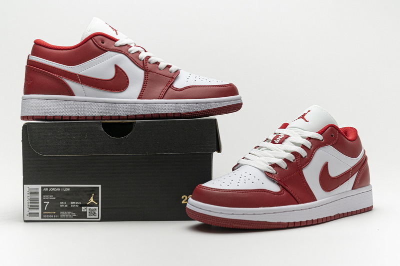 Air Jordan 1 Low Sport Red 553558-611