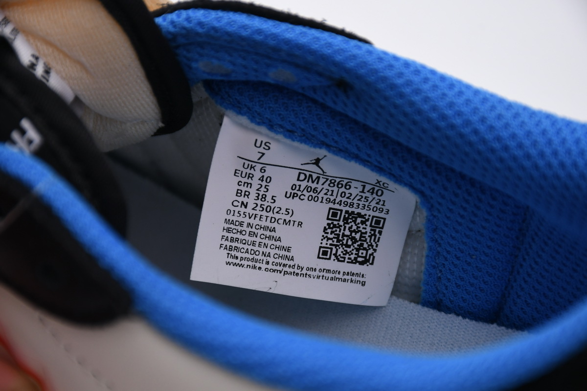 Fragment Design x Travis Scott x Air Jordan 1 Retro Low DM7866-140
