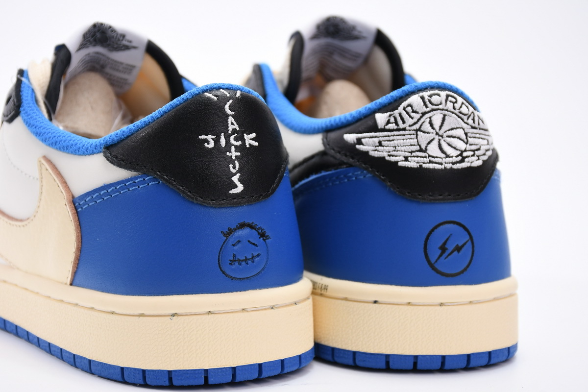 Fragment Design x Travis Scott x Air Jordan 1 Retro Low DM7866-140