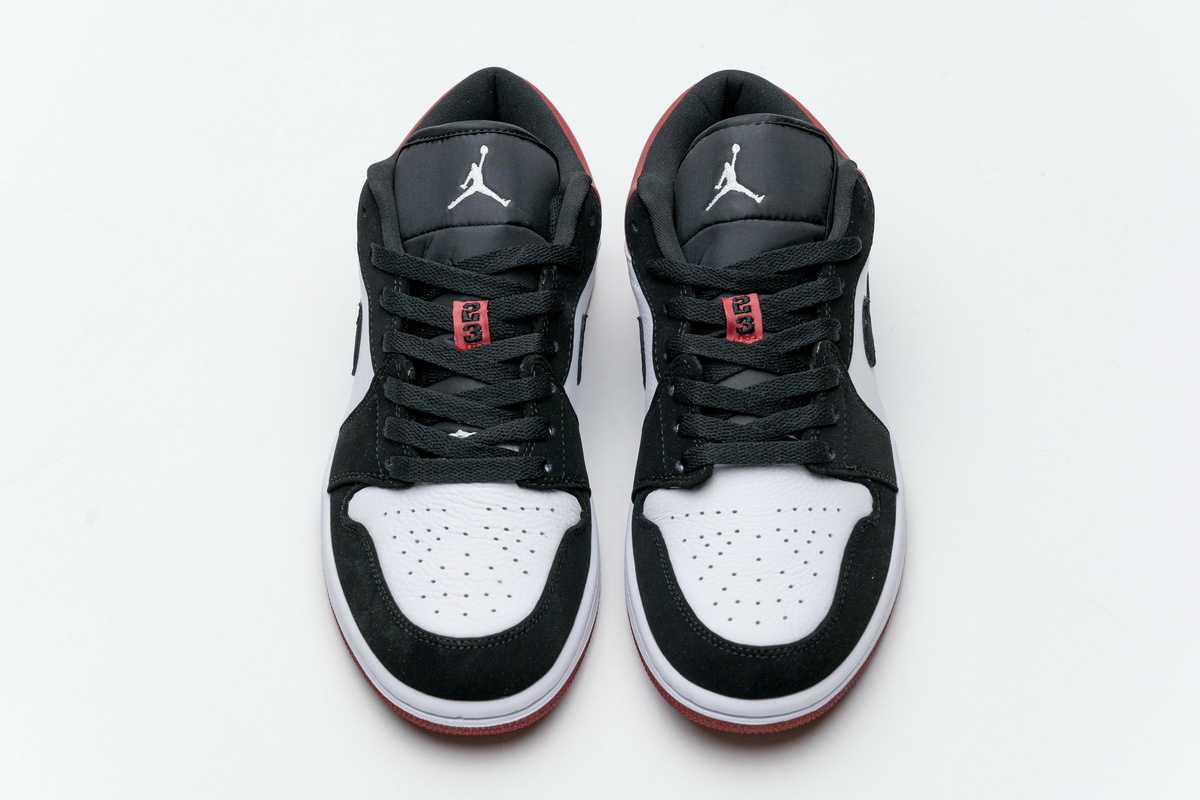 Air Jordan 1 Low Black Toe 553558-116