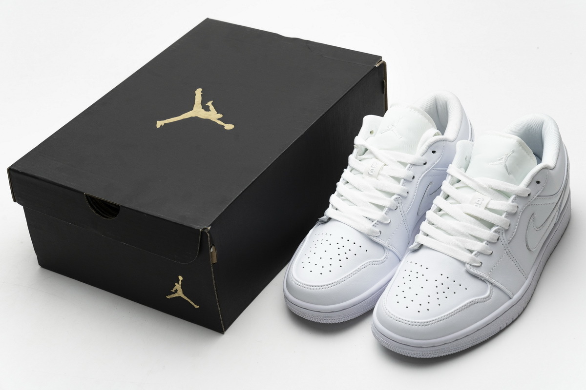 Air Jordan 1 Low Triple White 553558-130