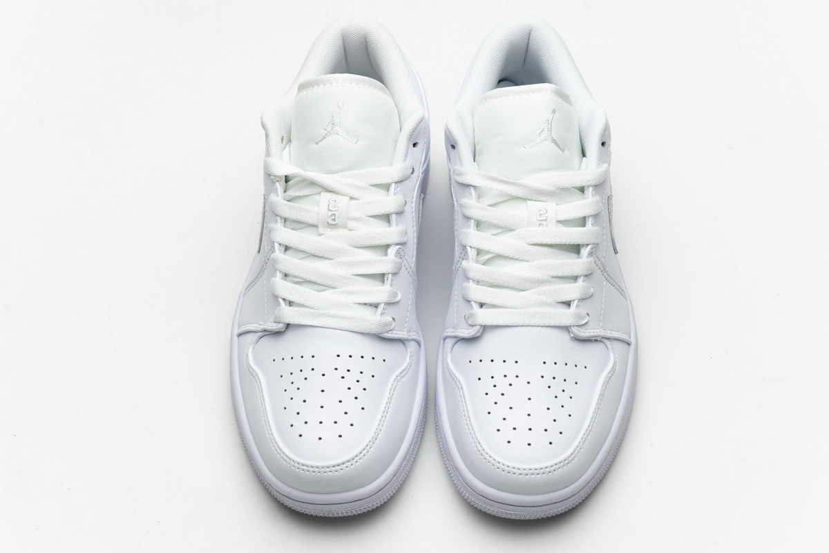 Air Jordan 1 Low Triple White 553558-130