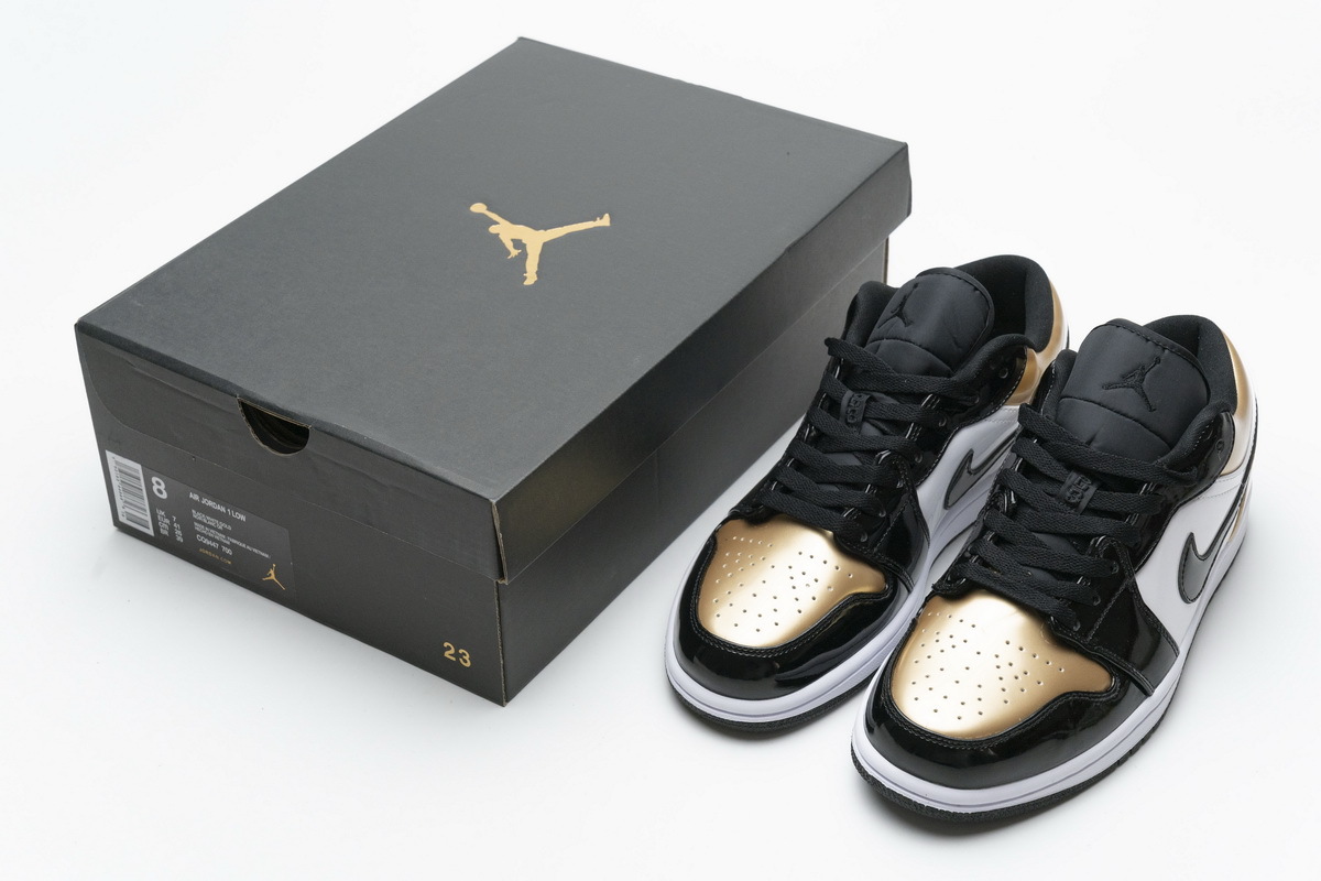 Jordan 1 Low Gold Toe CQ9447-700
