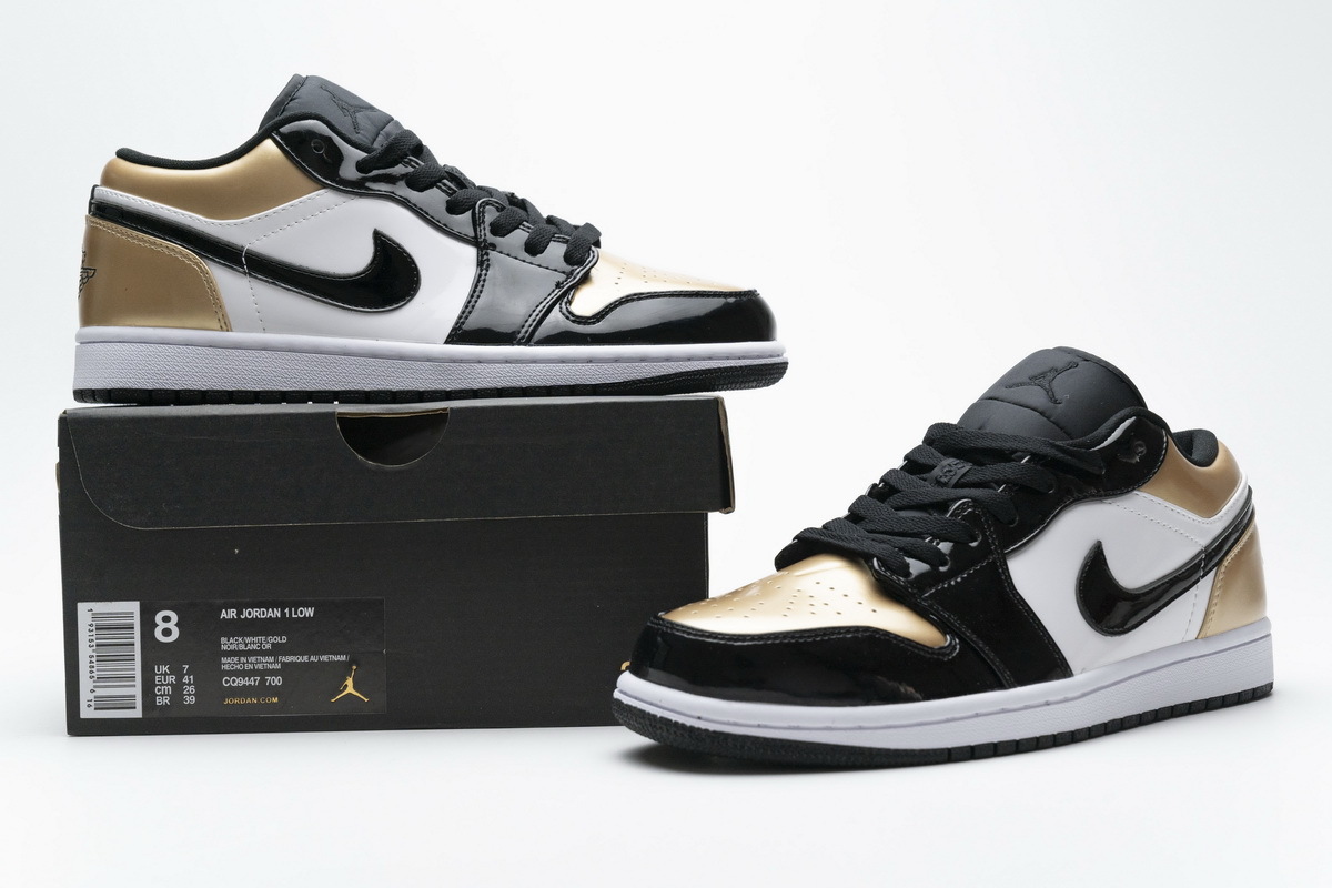 Jordan 1 Low Gold Toe CQ9447-700