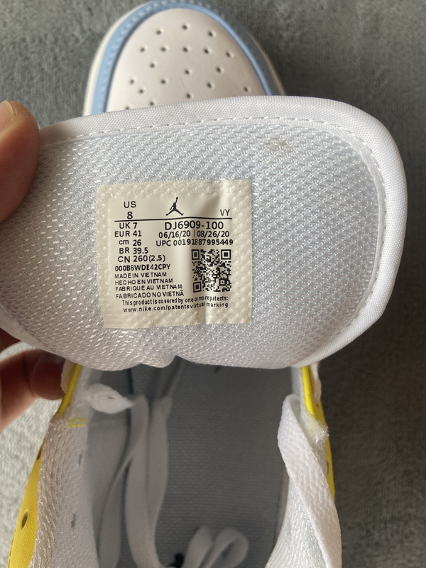 Air Jordan 1 Low To My First Coach DJ6909-100