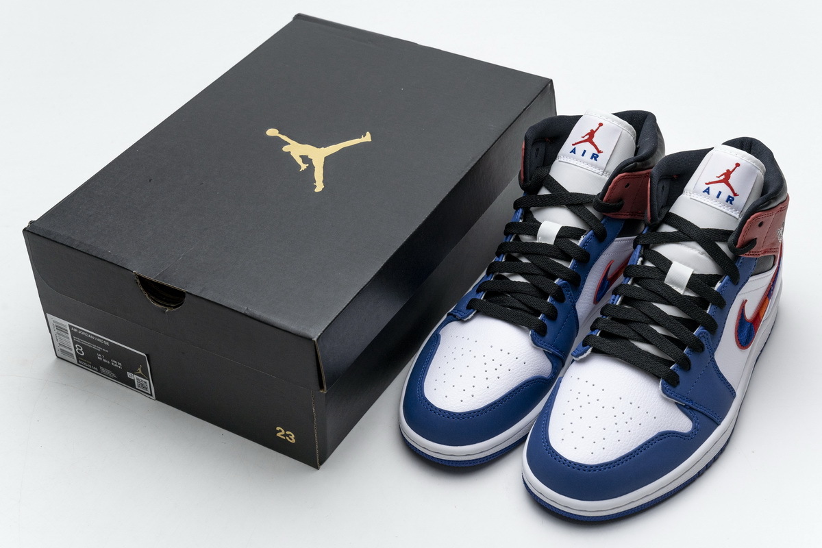 Air Jordan 1 Mid SE Multi-Color Swoosh 852542-146