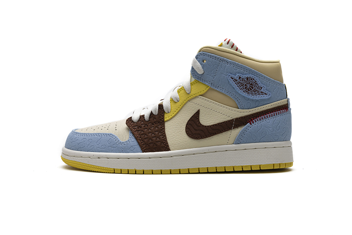 Air Jordan 1 Mid SE Maison Chateau Rogue Fearless CU2803-200