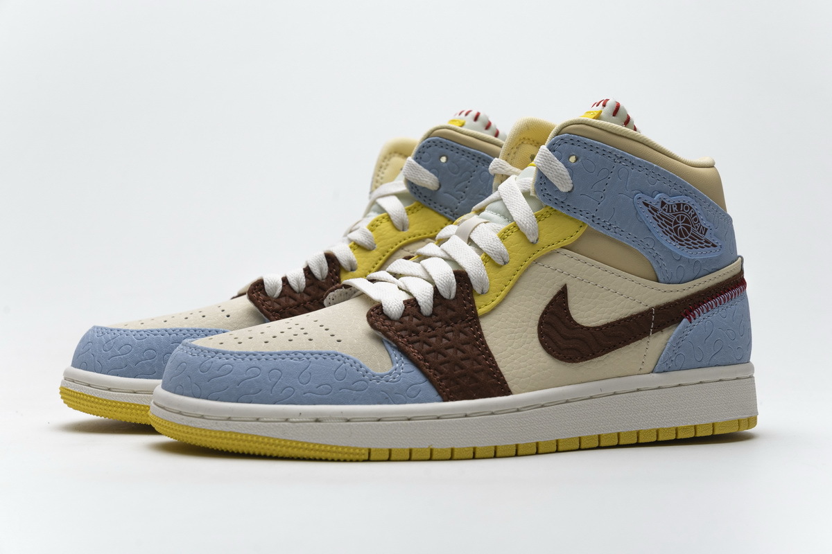 Air Jordan 1 Mid SE Maison Chateau Rogue Fearless CU2803-200