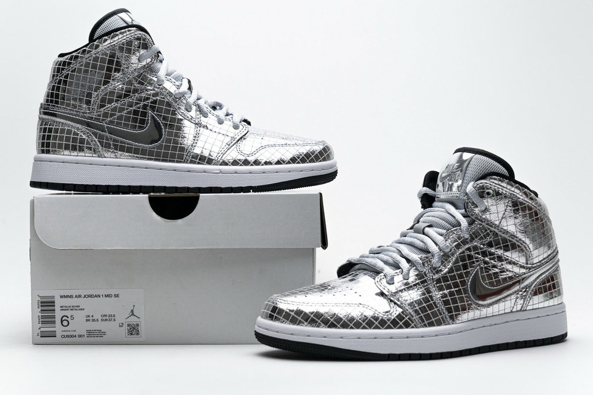 Air Jordan 1 Mid SE Disco Ball CU9304-001