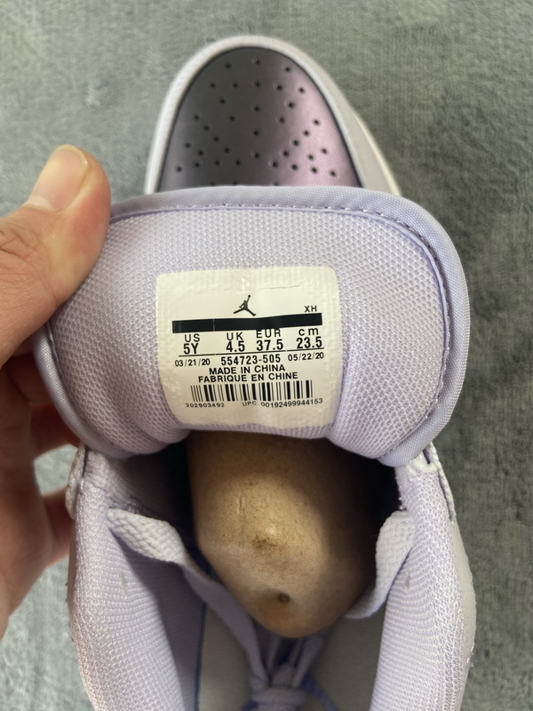 Air Jordan 1 Low Oxygen Purple 554723-505