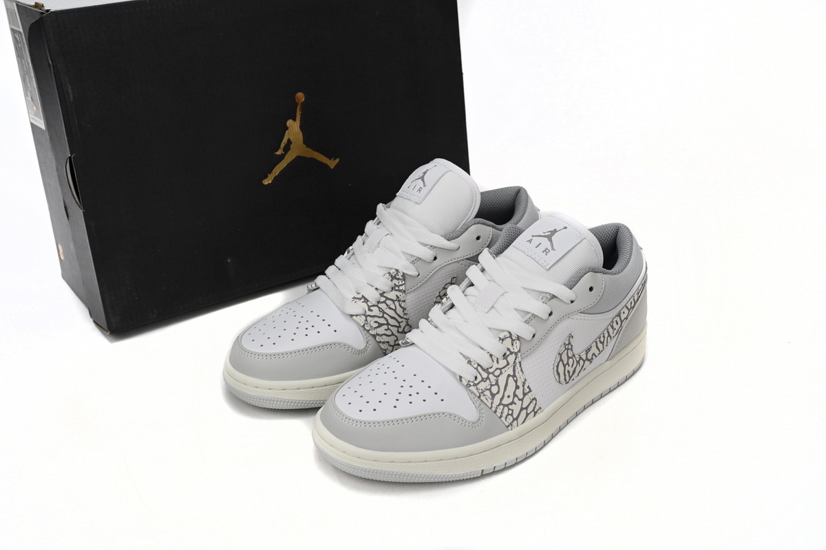 Jordan 1 Low PRM Smoke Grey Elephant DH4269-100