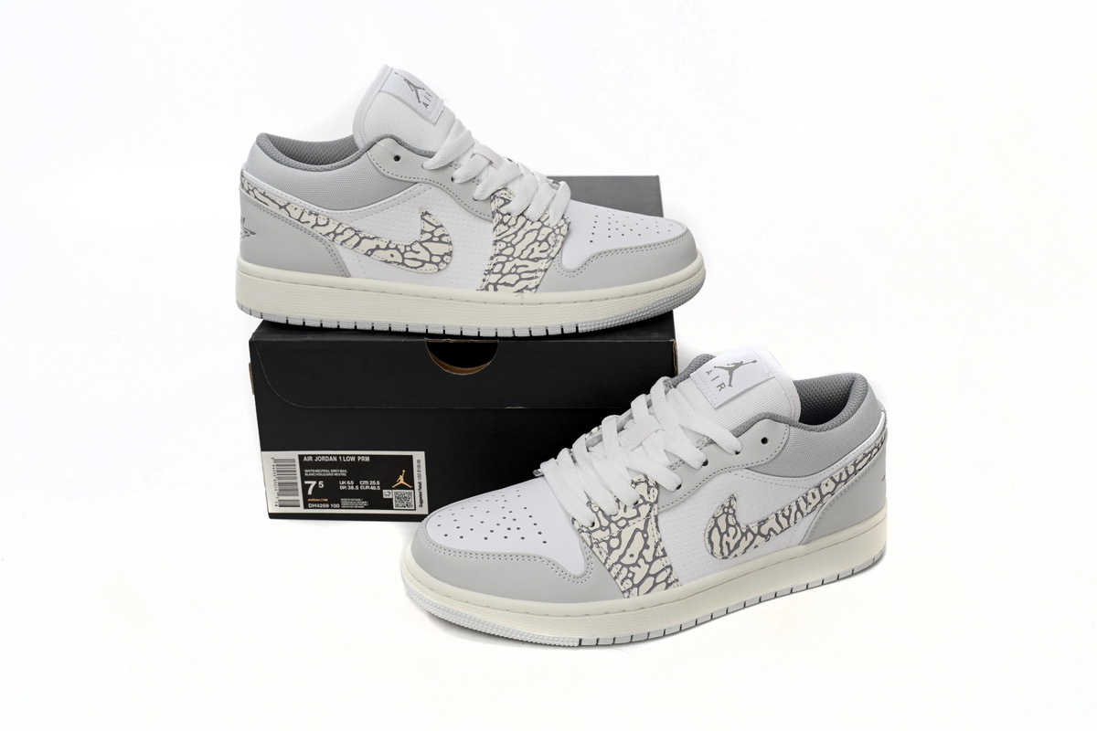 Jordan 1 Low PRM Smoke Grey Elephant DH4269-100