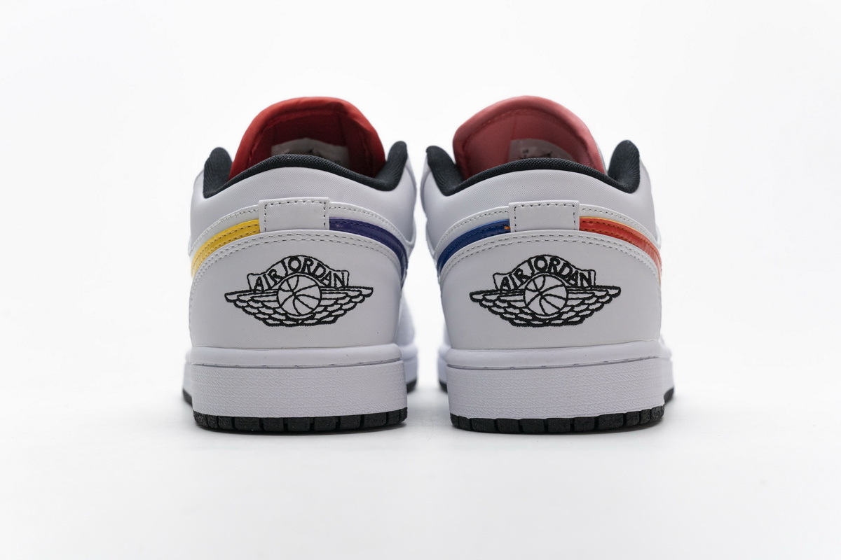 Air Jordan 1 Low White Multi-Color CW7009-100
