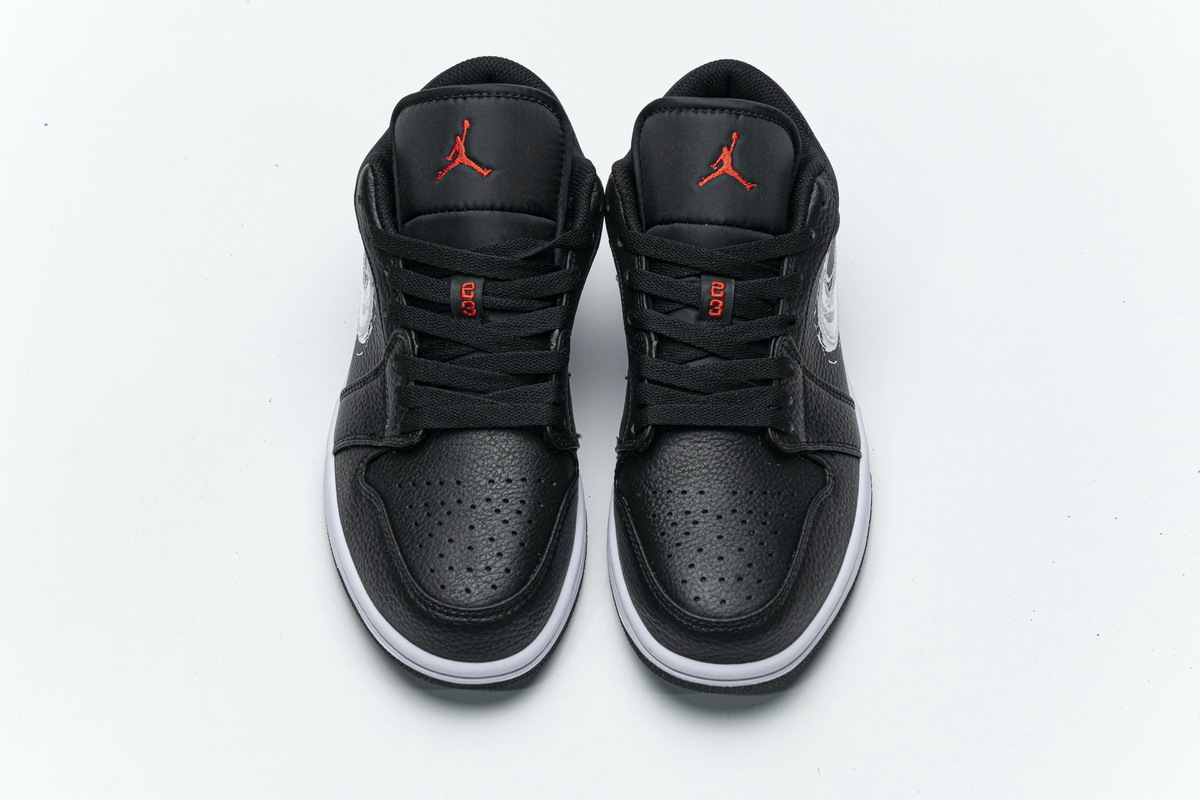 Air Jordan 1 Low Brushstroke Swoosh DA4659-001