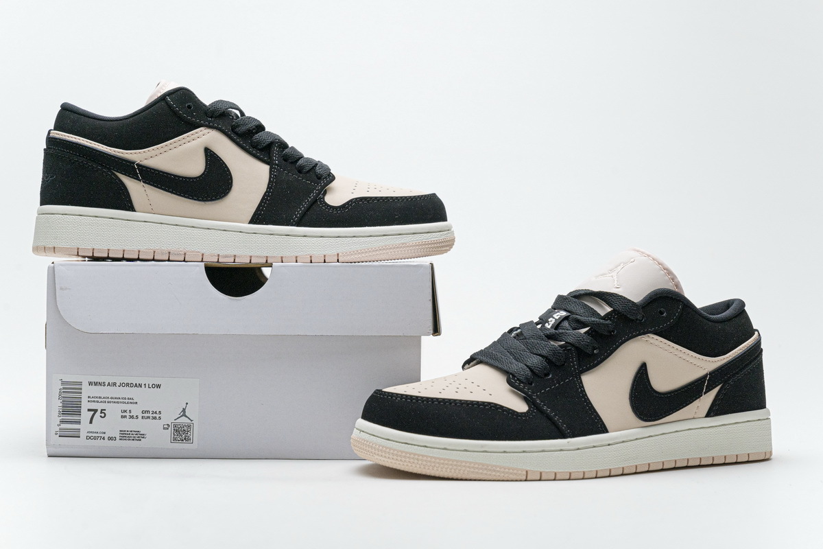 WMNS Air Jordan 1 Low Black Guava Ice DC0774-003