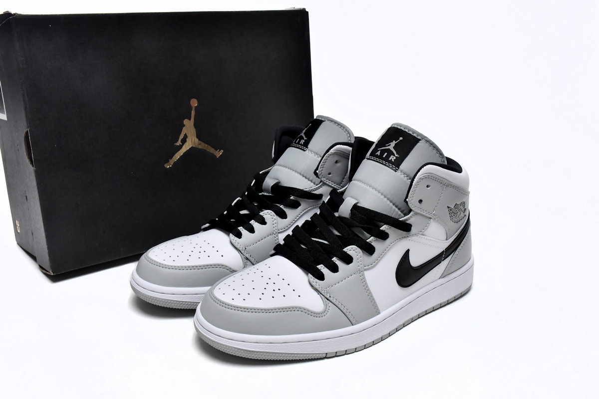 Jordan 1 Mid Light Smoke Grey 554724-092