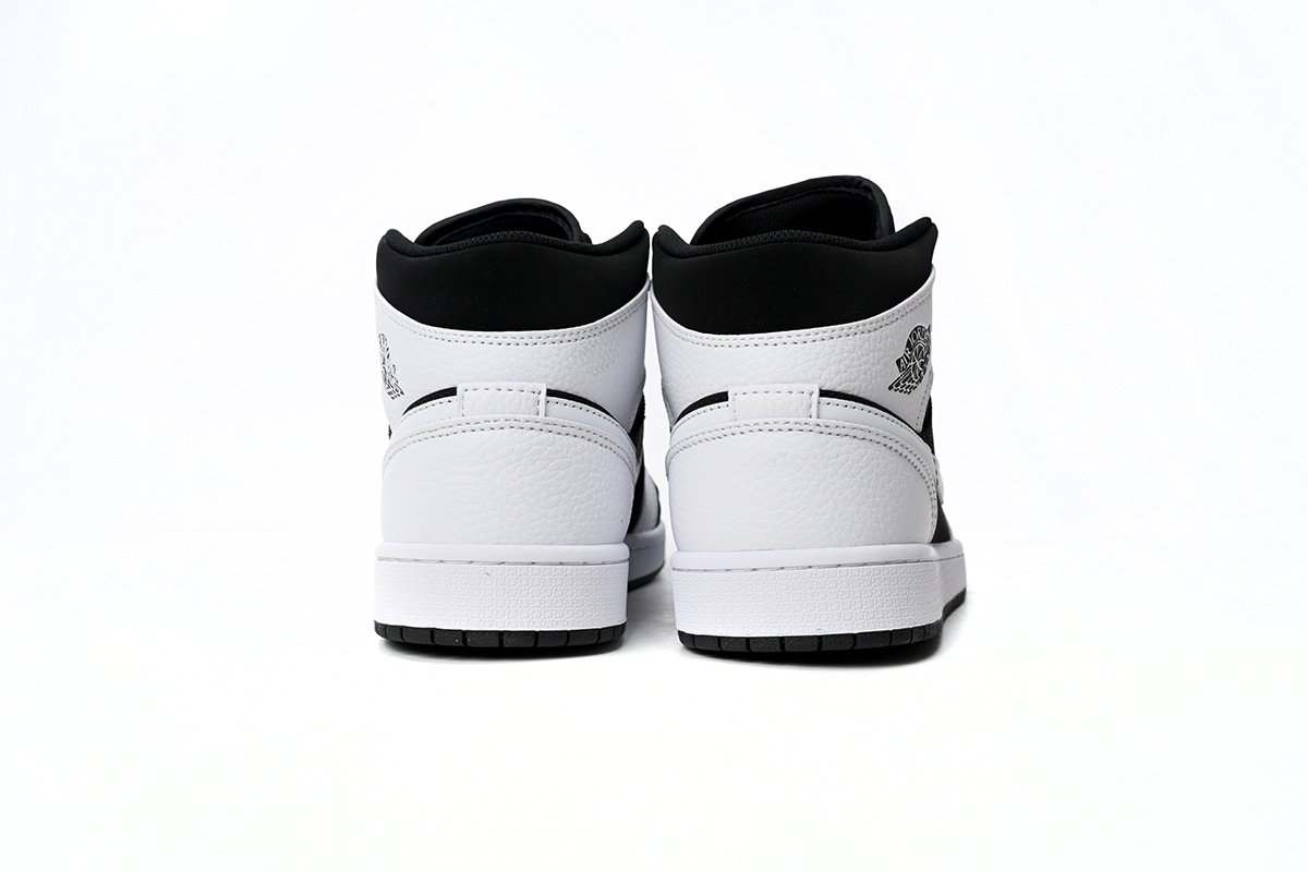 Jordan 1 Mid White Black 554724-113