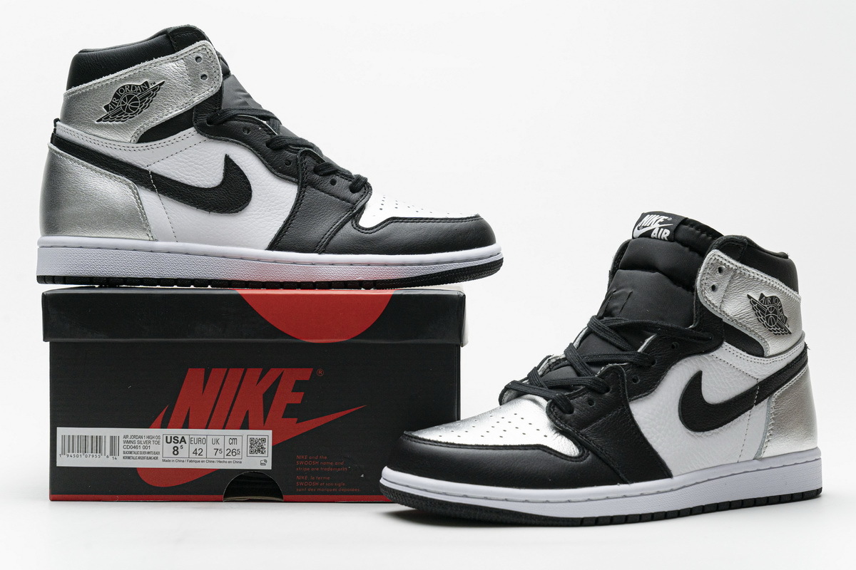 Air Jordan 1 High “Silver Toe” CD0461-001
