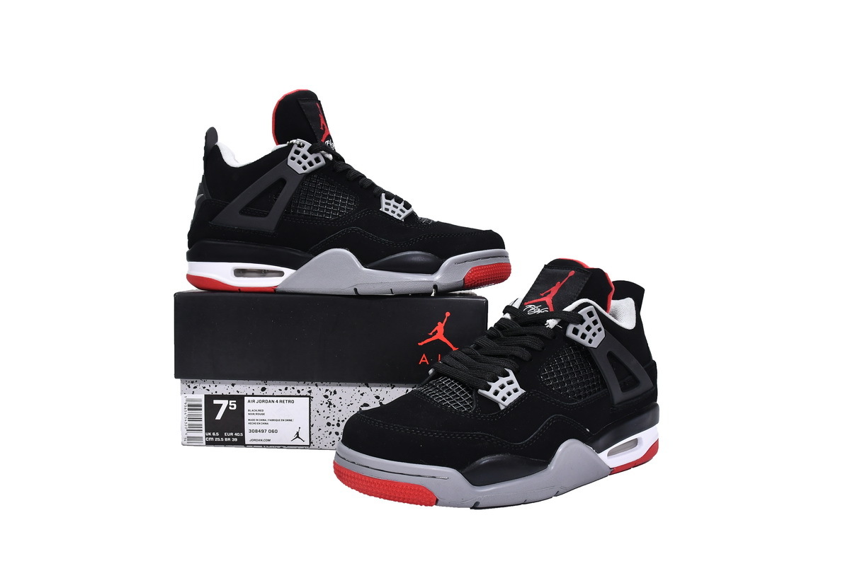 Air Jordan 4 Retro Bred 308497-060