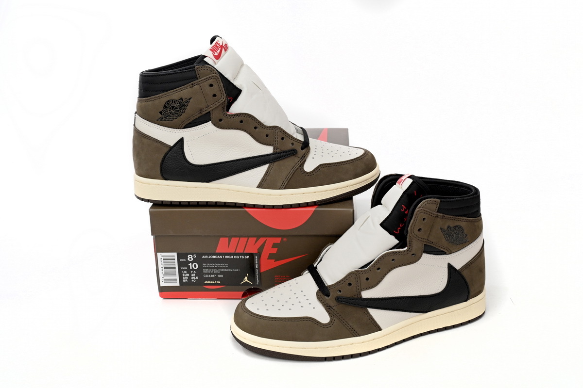 Jordan 1 Retro High OG Travis Scott Mocha CD4487-100