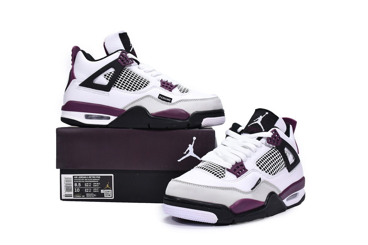 Paris Saint-Germain x Air Jordan 4 Retro Bordeaux CZ5624-100
