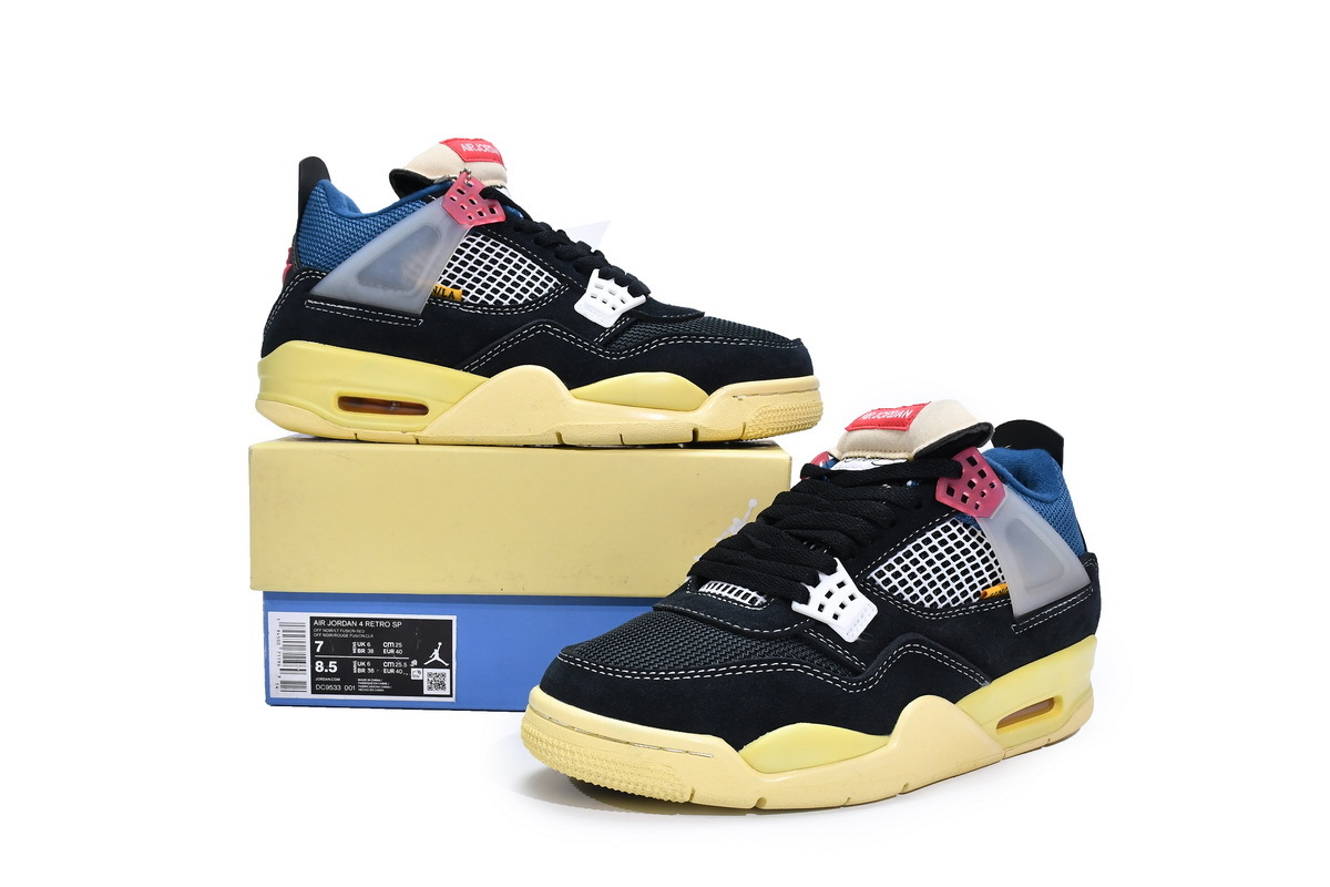 Jordan 4 Retro Union Off Noir DC9533-001