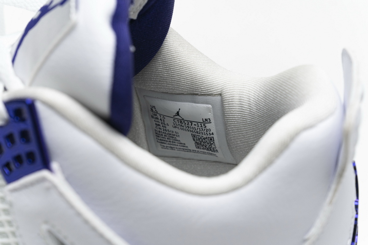 Air Jordan 4 Retro Purple Metallic CT8527-115