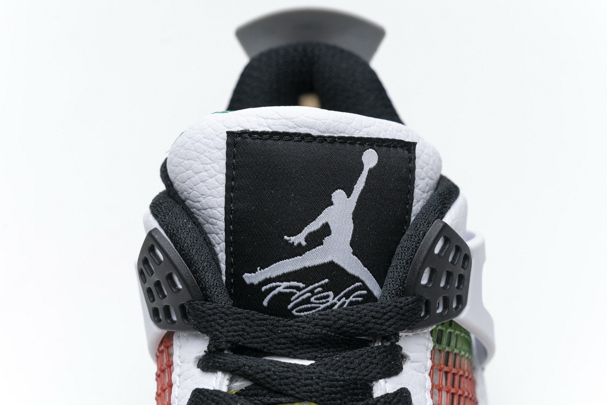Jordan 4 Retro Lucid Green Rasta AQ9129-100
