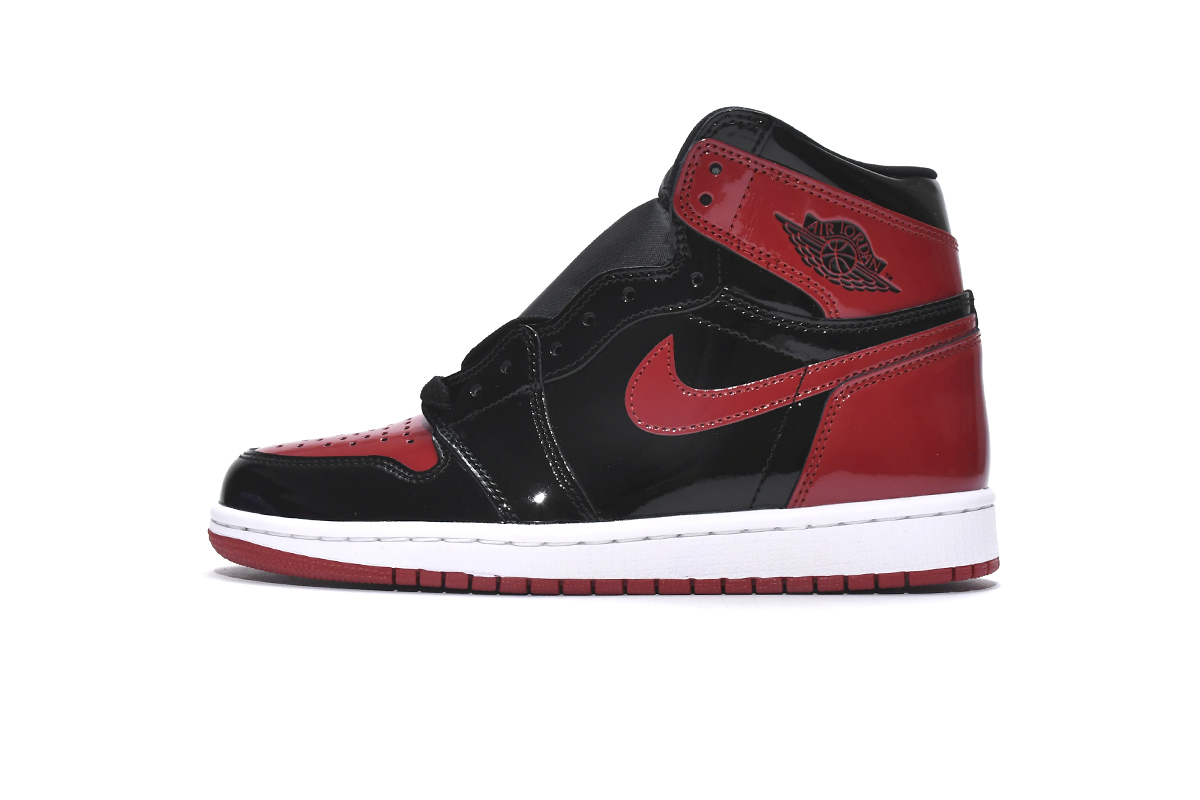 Air Jordan 1 High Banned Patent Leather 555088-063