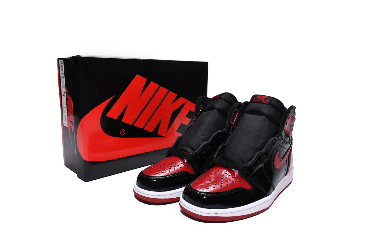 Air Jordan 1 High Banned Patent Leather 555088-063