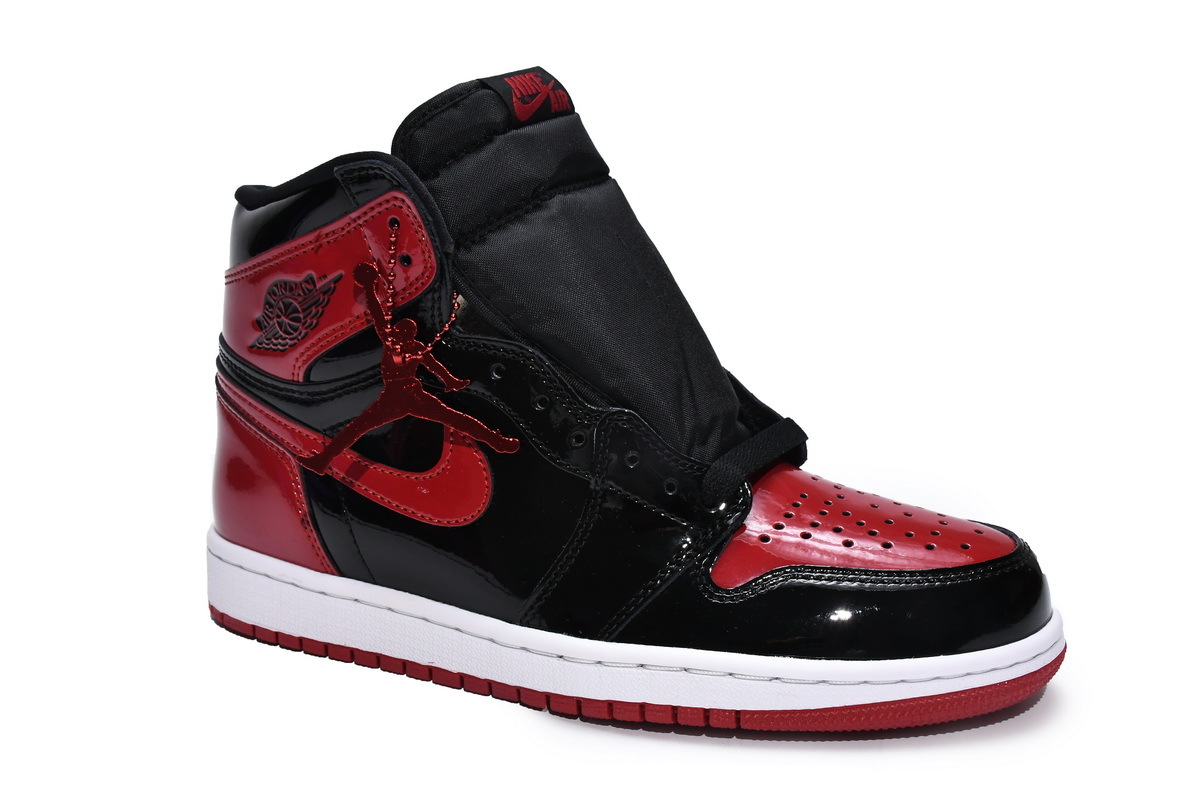 Air Jordan 1 High Banned Patent Leather 555088-063