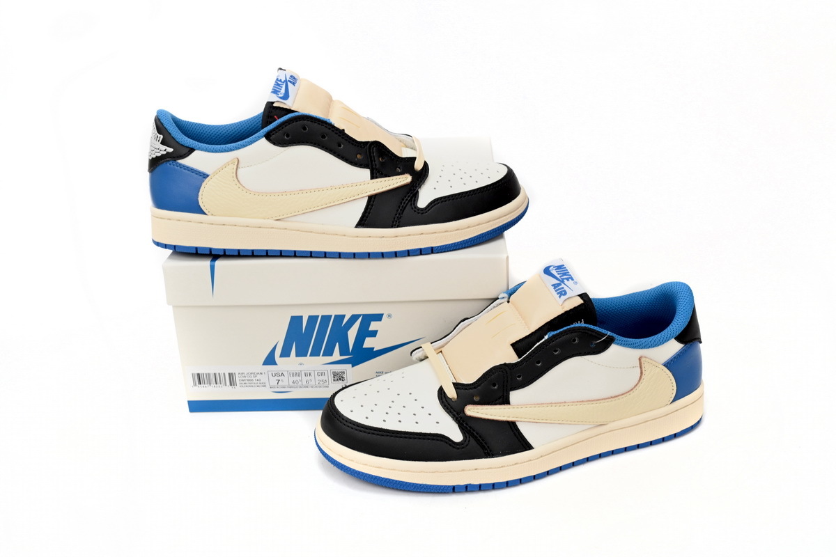 Air Jordan 1 Low Fragment X Travis Scott DM7866-140