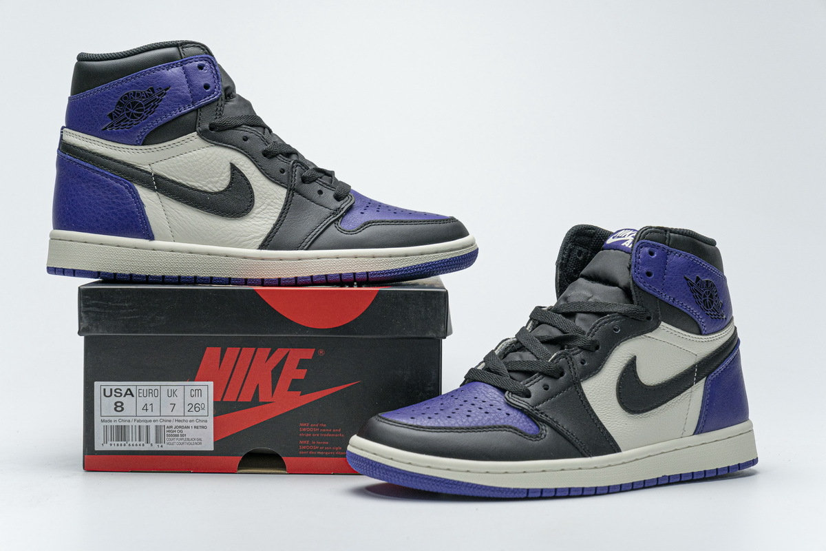 Air Jordan 1 OG Hi Retro Court Purple 555088-501