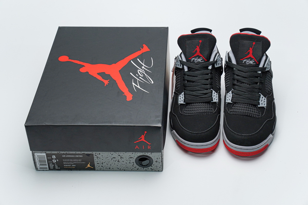 Air Jordan 4 Retro OG Bred 2019 308497-060