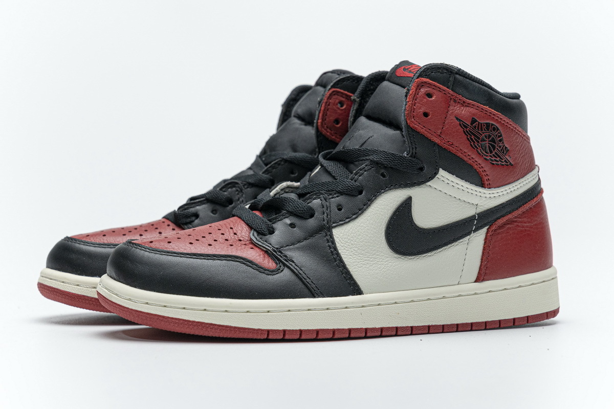 Air Jordan 1 High OG Bred Toe 555088-610