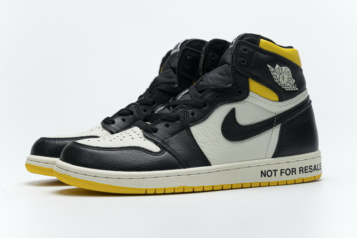 Air Jordan 1 NRG OG High “NOT FOR RESALE”Varsity Maize 861428-107