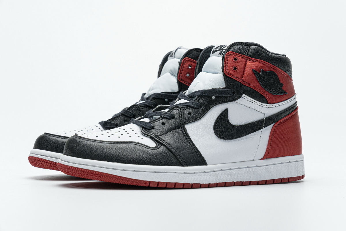 Air Jordan 1 Retro High Satin 'Black Toe' CD0461-016