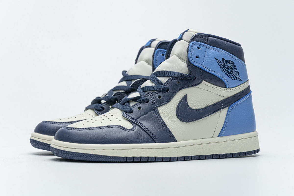 Air Jordan 1 Retro High OG “Obsidian University Blue” 555088-140
