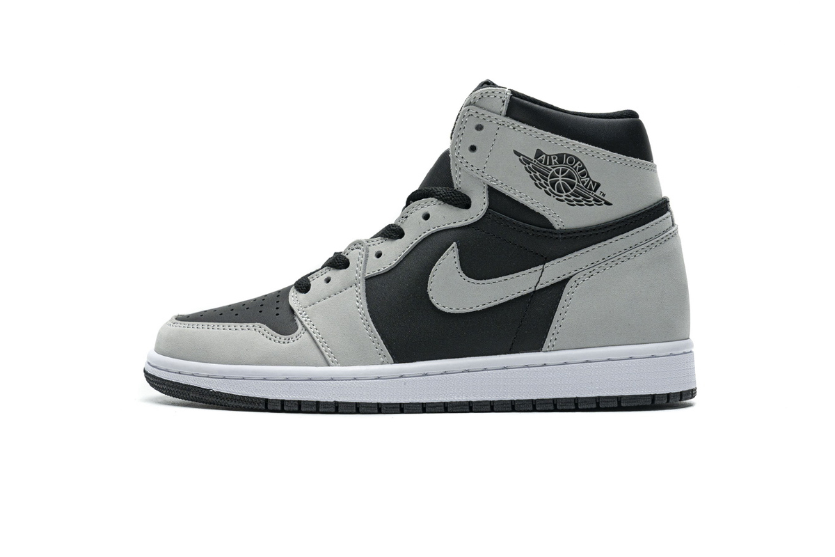Air Jordan 1 Shadow 2.0 Black Light Smoke Grey 555088-035