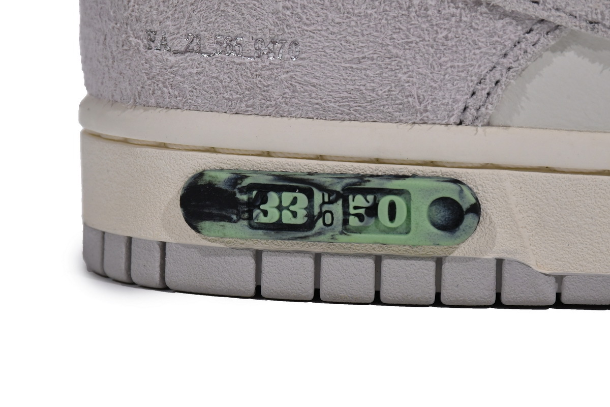 OFF WHITE x Nike Dunk SB Low Lot 33 DJ0950-118