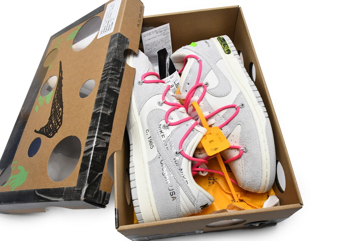 OFF WHITE x Nike Dunk SB Low Lot 17 DJ0950-117