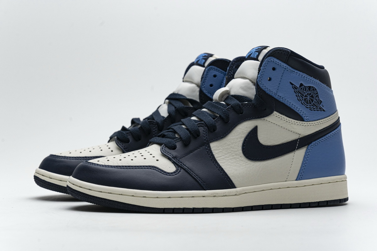 Air Jordan 1 Retro High OG “Obsidian University Blue” 555088-140
