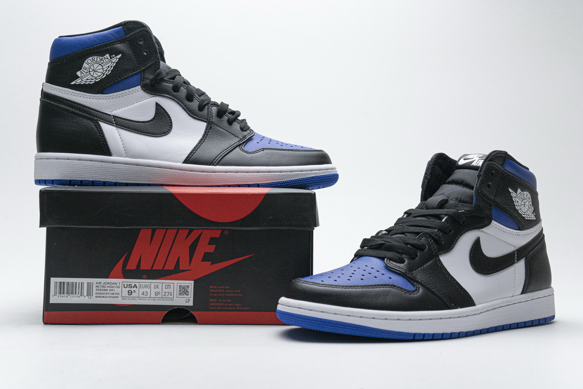 Air Jordan 1 Retro High OG Royal Toe 555088 041