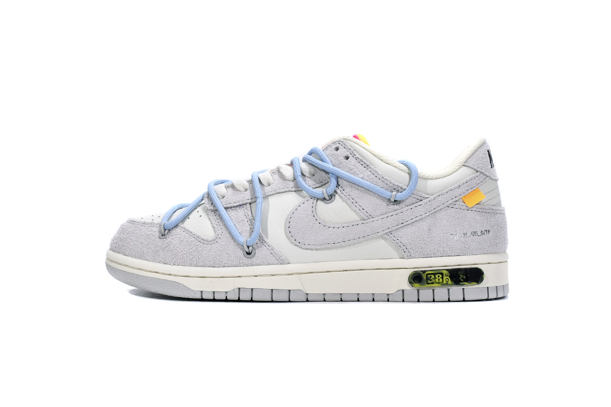 OFF WHITE x Nike Dunk SB Low Lot 38 DJ0950-113